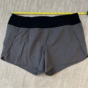 CRZ YOGA Womens Lightweight Workout Shorts Gray